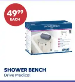 Wellwise by Shoppers SHOWER BENCH Drive Medical offer