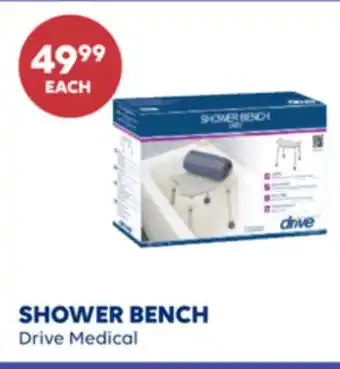 Wellwise by Shoppers SHOWER BENCH Drive Medical offer