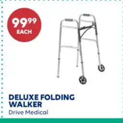 Wellwise by Shoppers DELUXE FOLDING WALKER Drive Medical offer