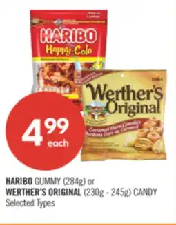 Shoppers Drug Mart HARIBO GUMMY (284g) or WERTHER'S ORIGINAL (230g - 245g) CANDY offer