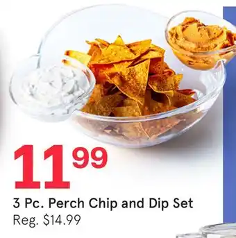 Kitchen Stuff Plus 3 Pc. Perch Chip and Dip Set offer
