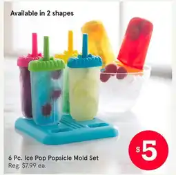 Kitchen Stuff Plus 6 Pc. Ice Pop Popsicle Mold Set offer
