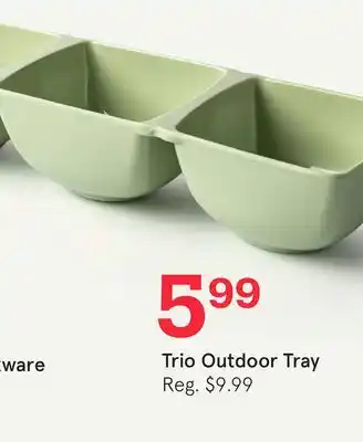Kitchen Stuff Plus Trio Outdoor Tray offer