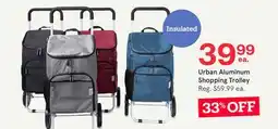 Kitchen Stuff Plus Urban Aluminum Shopping Trolley offer