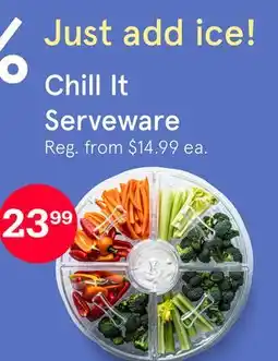 Kitchen Stuff Plus Chill It Serveware offer