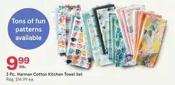 Kitchen Stuff Plus 3 Pc. Harman Cotton Kitchen Towel Set offer