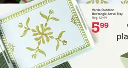 Kitchen Stuff Plus Verde Outdoor Rectangle Serve Tray offer
