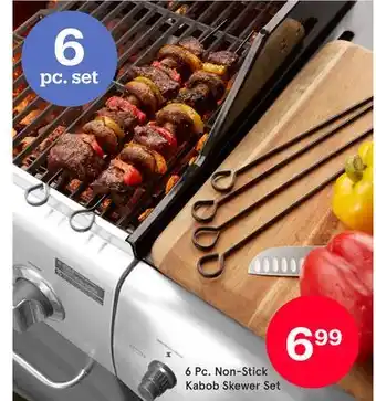 Kitchen Stuff Plus 6 Pc. Non-Stick Kabob Skewer Set offer