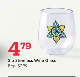 Kitchen Stuff Plus Sip Stemless Wine Glass offer