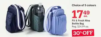 Kitchen Stuff Plus Fit & Fresh Nina Bottle Bag offer