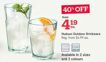 Kitchen Stuff Plus Hudson Outdoor Drinkware offer