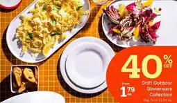 Kitchen Stuff Plus Drift Outdoor Dinnerware Collection offer