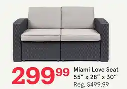 Kitchen Stuff Plus Miami Love Seat offer