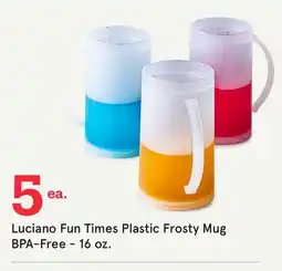 Kitchen Stuff Plus Luciano Fun Times Plastic Frosty Mug offer