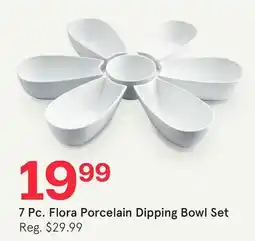 Kitchen Stuff Plus 7 Pc. Flora Porcelain Dipping Bowl Set offer