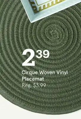 Kitchen Stuff Plus Cirque Woven Vinyl Placemat offer