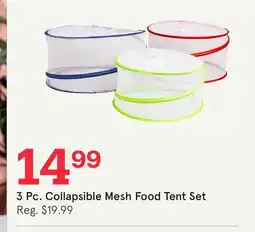 Kitchen Stuff Plus 3 Pc. Collapsible Mesh Food Tent Set offer