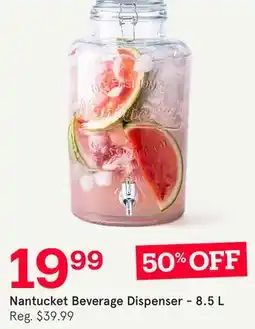 Kitchen Stuff Plus Nantucket Beverage Dispenser-8.5 L offer