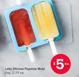 Kitchen Stuff Plus Lolly Silicone Popsicle Mold offer