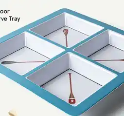 Kitchen Stuff Plus Cottage Outdoor 4-Section Serve Tray offer