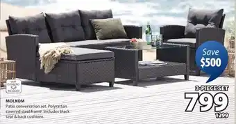JYSK MOLKOM Patio conversation set offer