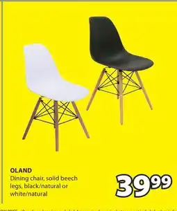 JYSK OLAND Dining chair offer
