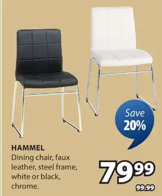 JYSK HAMMEL Dining chair, faux offer