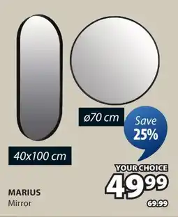 JYSK MARIUS Mirror offer