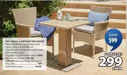 JYSK THY TABLE + 2 AIDT/HATTEN CHAIRS offer
