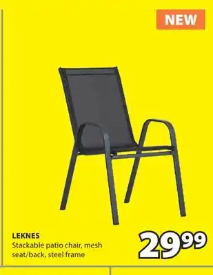 JYSK LEKNES Stackable patio chair offer