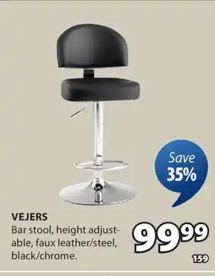 JYSK VEJERS Bar stool offer