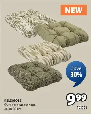 JYSK KELDMOSE Outdoor seat cushion offer