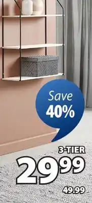 JYSK HEJLSMINDE 3-TIER Wall shelf offer