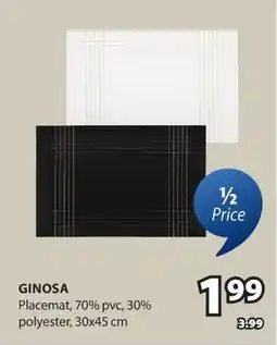 JYSK GINOSA Placemat offer