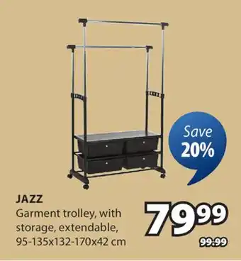 JYSK JAZZ Garment trolley offer