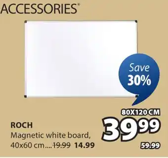 JYSK ROCH Magnetic white board offer