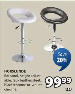 JYSK HORSLUNDE Bar stool offer