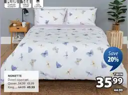 JYSK NONETTE Duvet cover set Twin offer