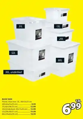 JYSK BASIC BOX Plastic shoe offer