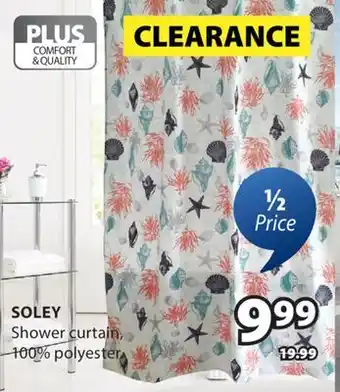 JYSK SOLEY Shower curtain offer