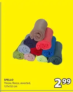 JYSK Spello Throw, fleece offer