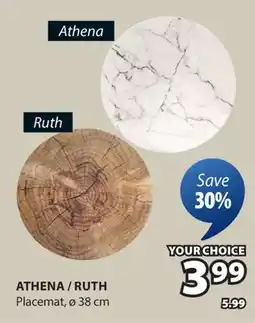 JYSK ATHENA / RUTH Placemat offer