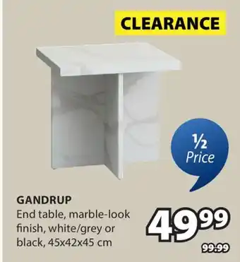 JYSK GANDRUP End table offer