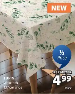 JYSK Turin Waxcloth offer