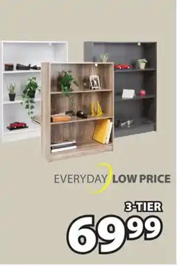 JYSK QUINN Bookcase adjustable shelves offer