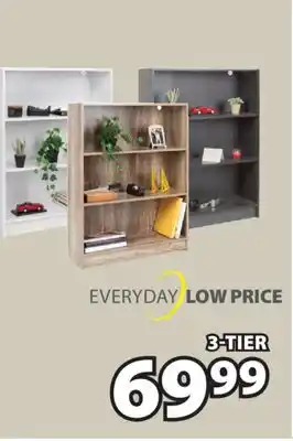 JYSK QUINN Bookcase adjustable shelves offer