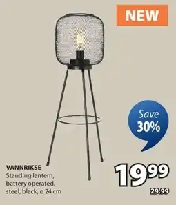 JYSK VANNRIKSE Standing lantern offer