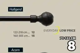 JYSK Hallgerd Single Curtain Rod Kit offer