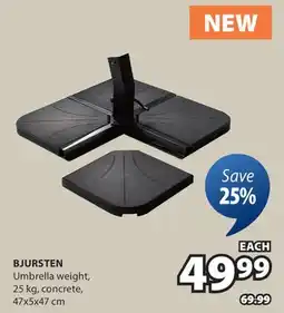 JYSK BJURSTEN Umbrella offer