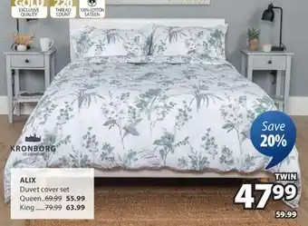 JYSK ALIX Duvet cover set offer